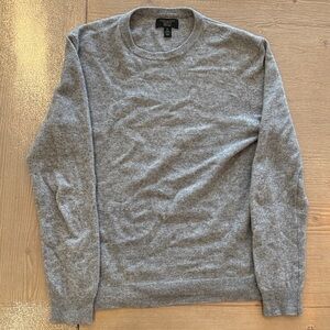 Club Room 100% Cashmere Gray Crew Neck Sweater Medium